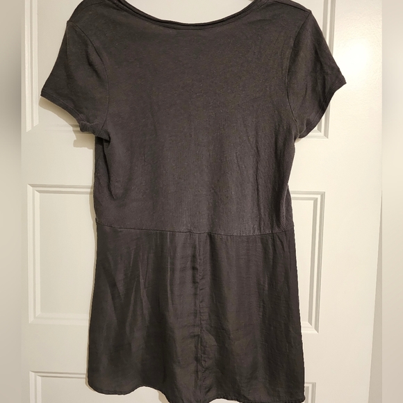 dolan Left Coast Collection Gray Tunic Top by Athropologie sz xs - Picture 2 of 5